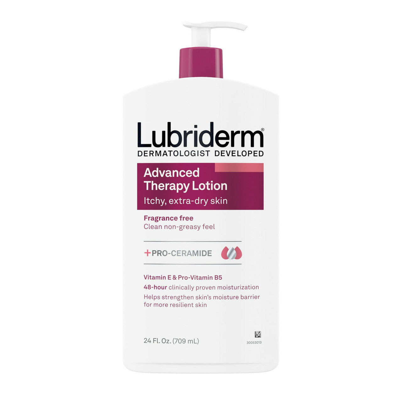 Lubriderm Advanced Therapy Moisturizing Lotion, Vitamin E, 24 Oz